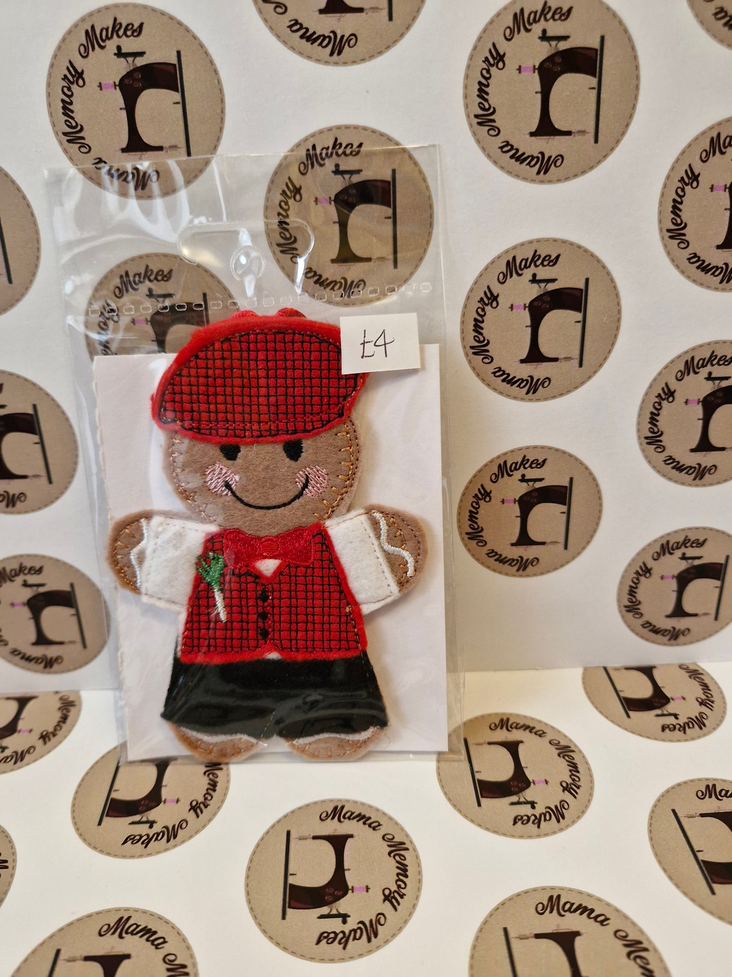 Welsh Boy gingerbread hanging decoration